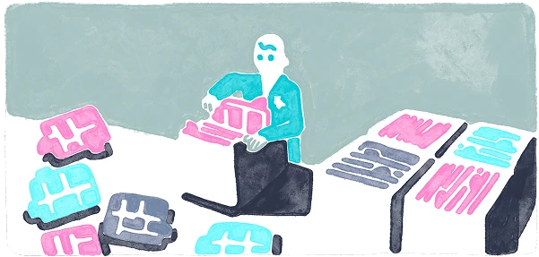 資料請求イラスト