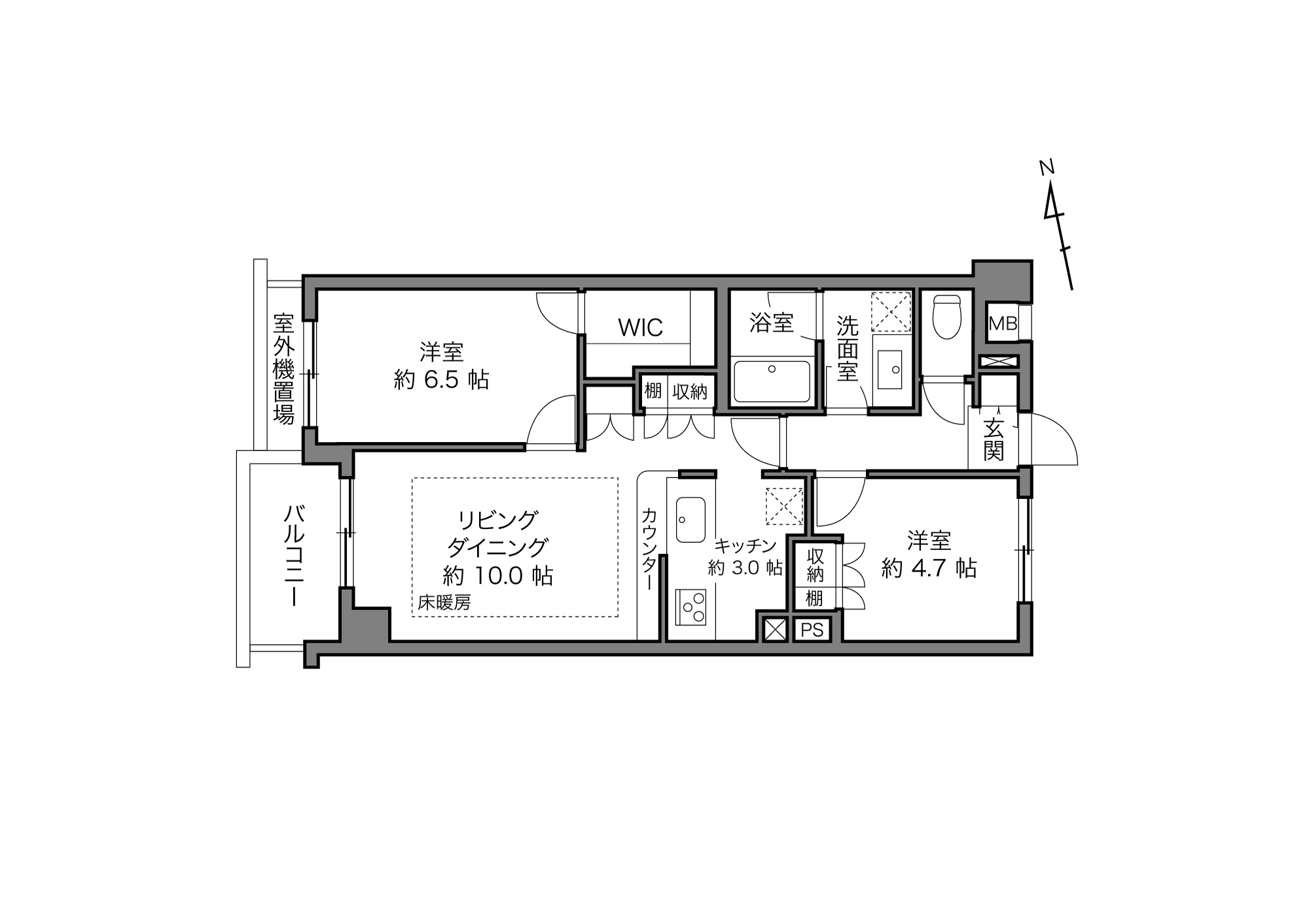 田原町駅 2ldk Wic 57 50 Cowcamo