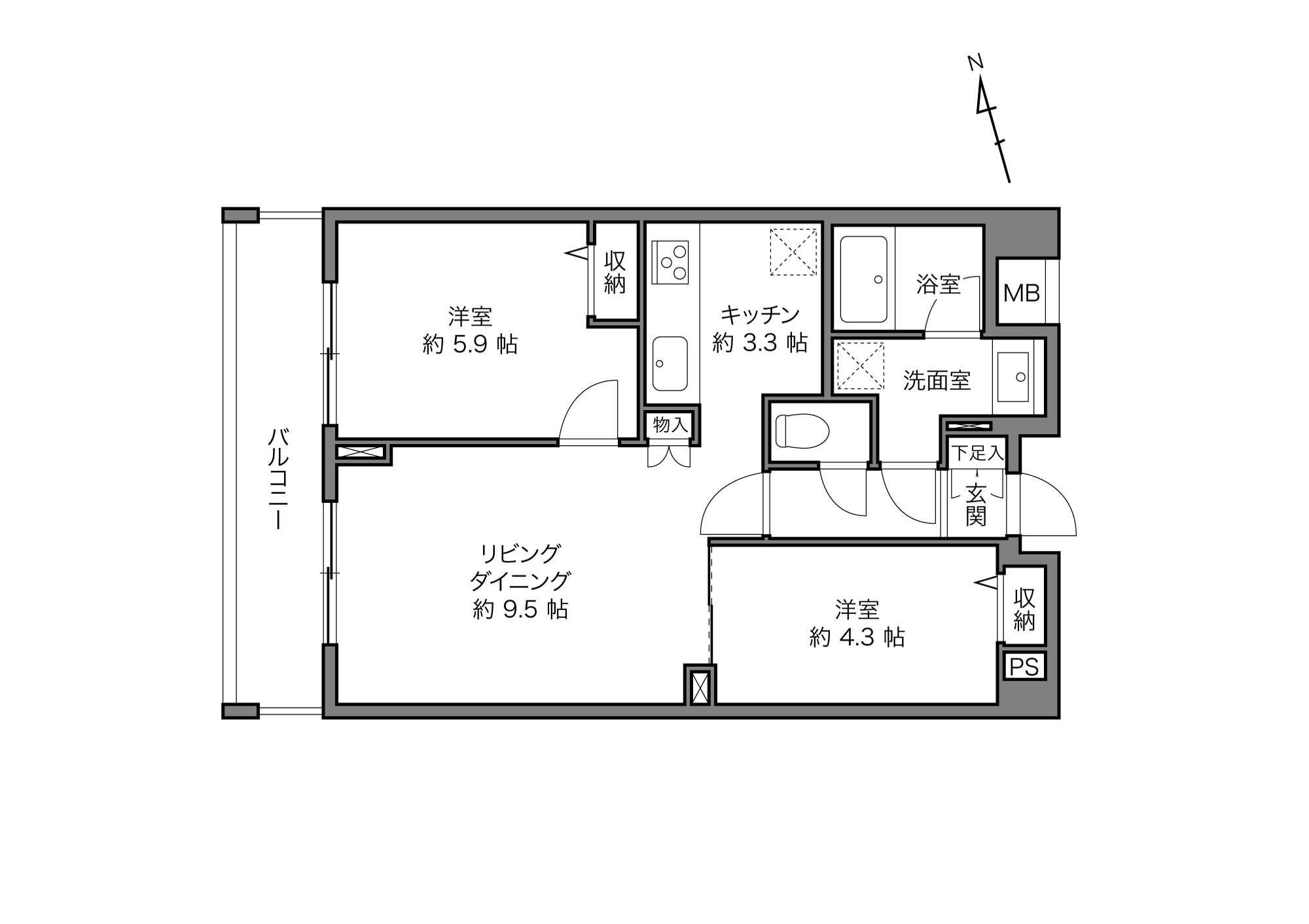 田端駅 2ldk 52 05 Cowcamo