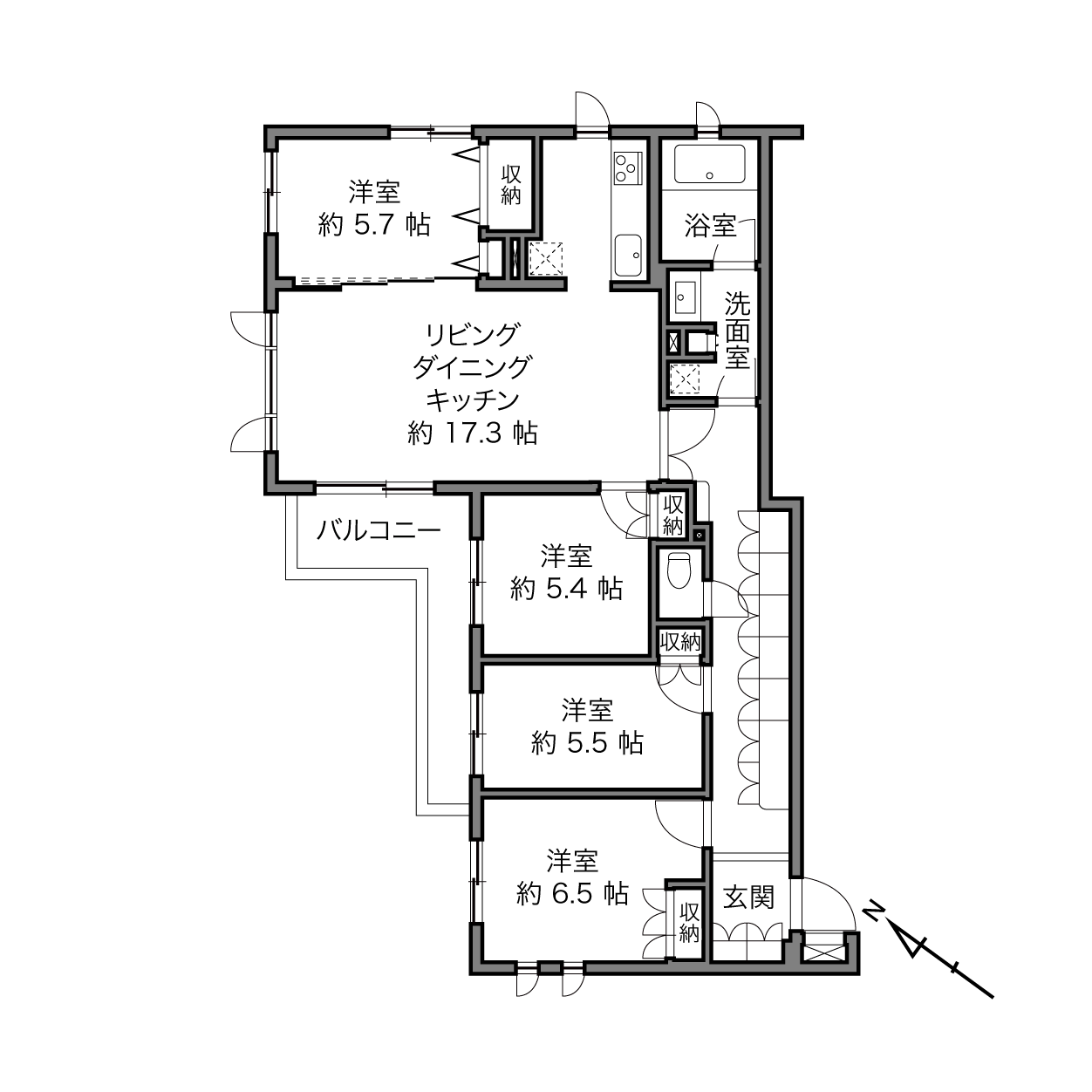 Dグランセ世田谷砧の間取り画像