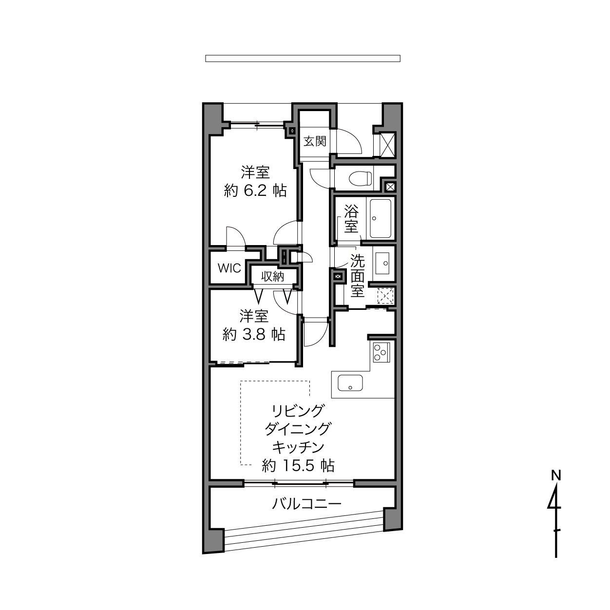 学芸大学駅 / 2LDK / 60.07㎡