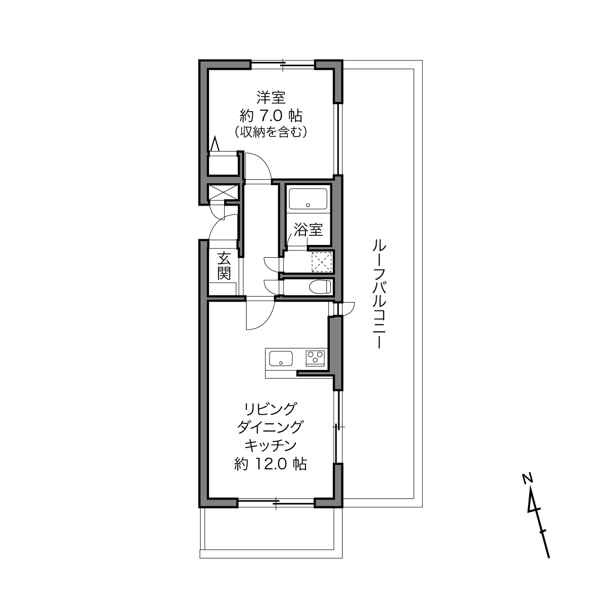 パラシオン椎名町の間取り画像