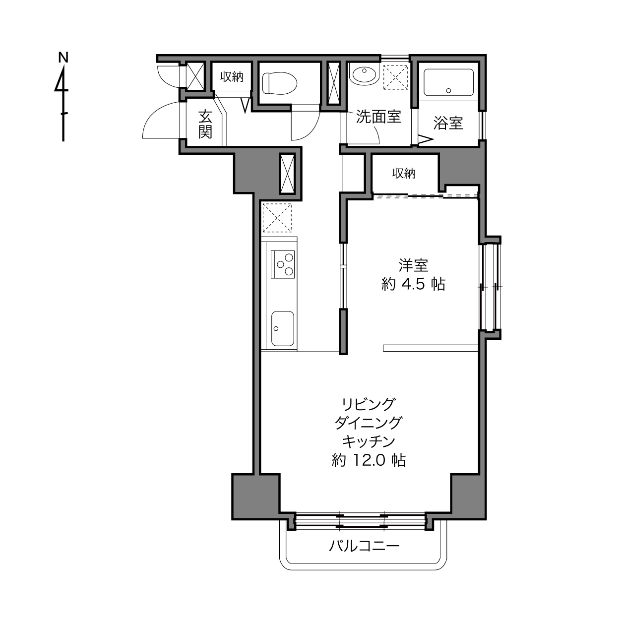 大森海岸駅 / 1LDK / 43.20㎡