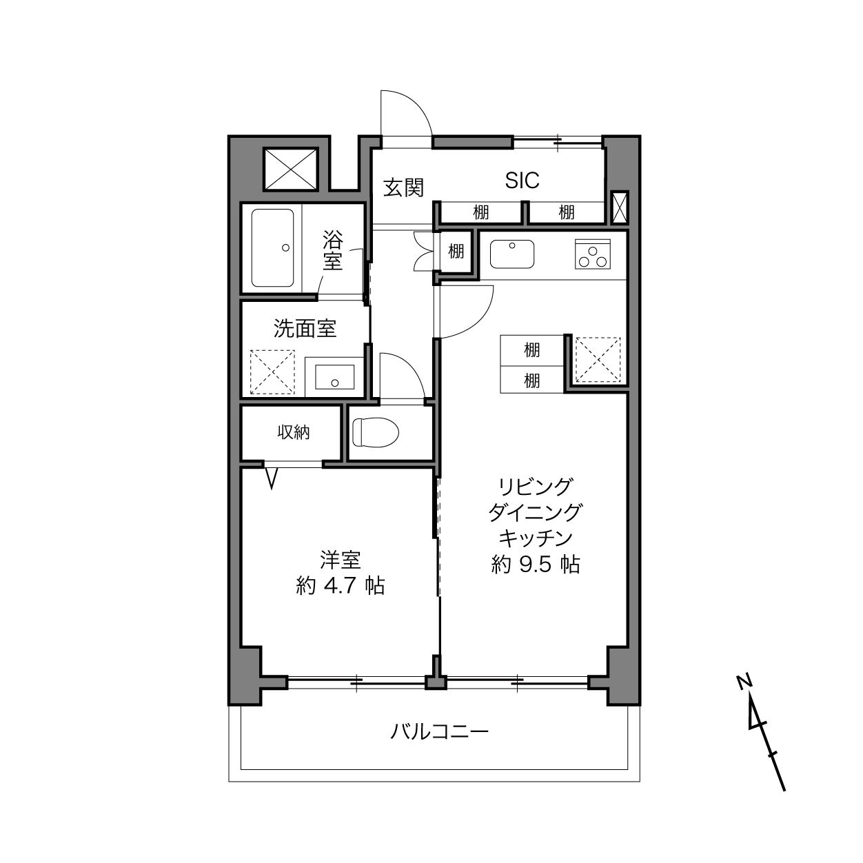 方南町駅 / 1LDK / 38.16㎡