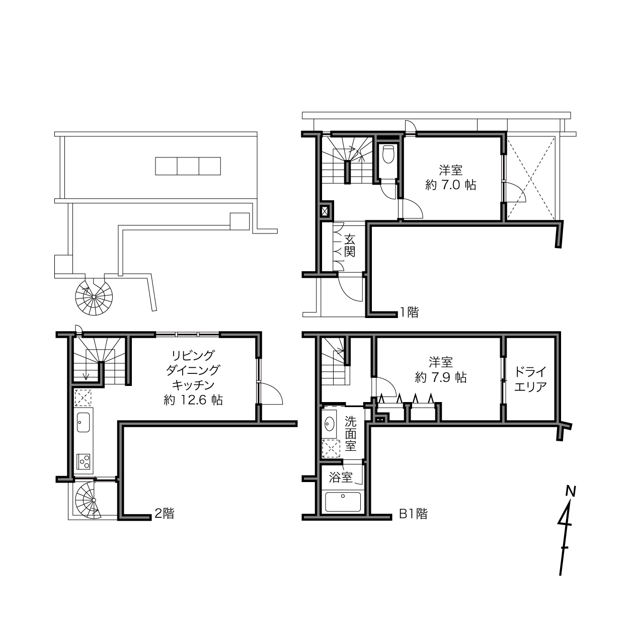 ＭＯＴＩＦ等々力の間取り画像