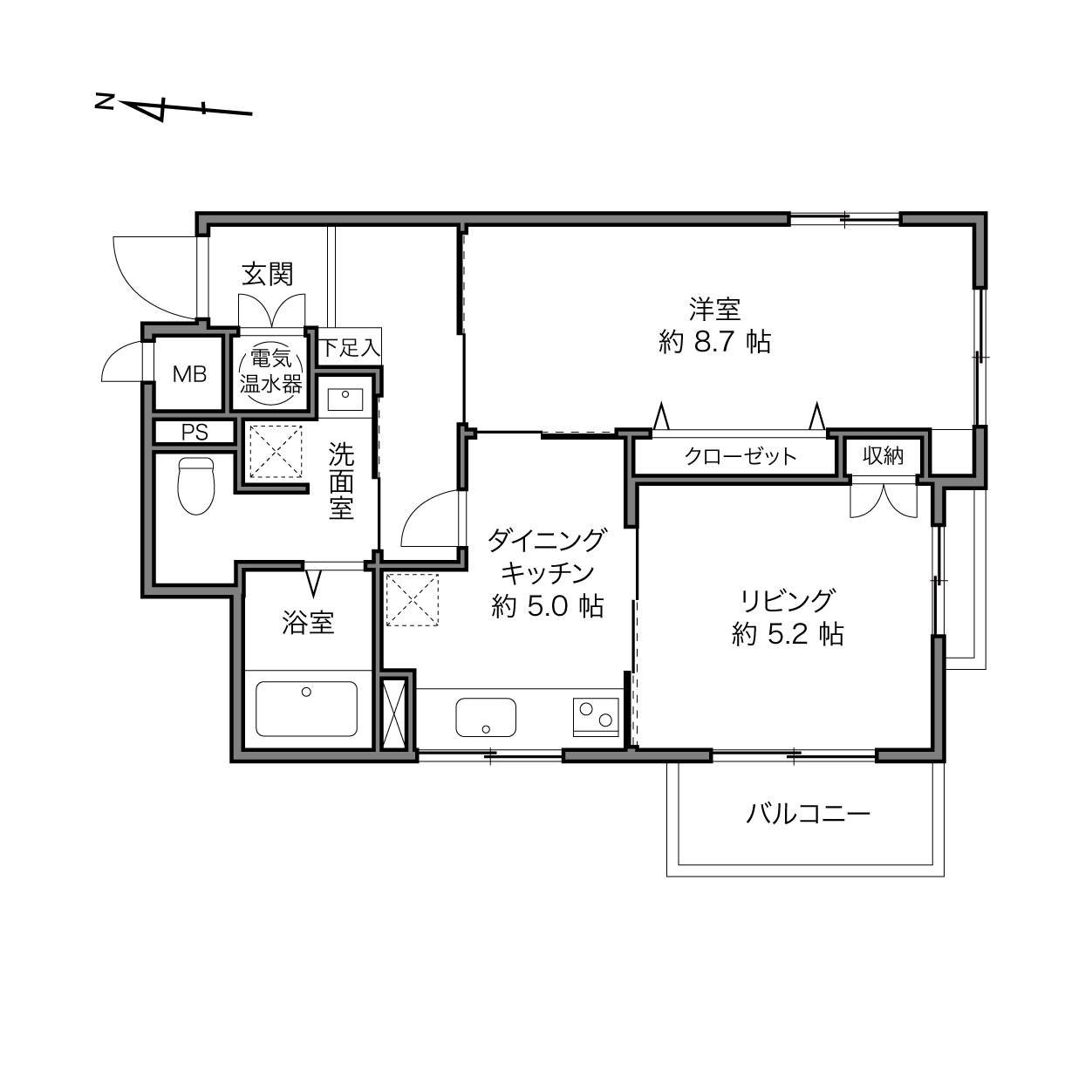 荻窪駅 / 1LDK / 42.80㎡