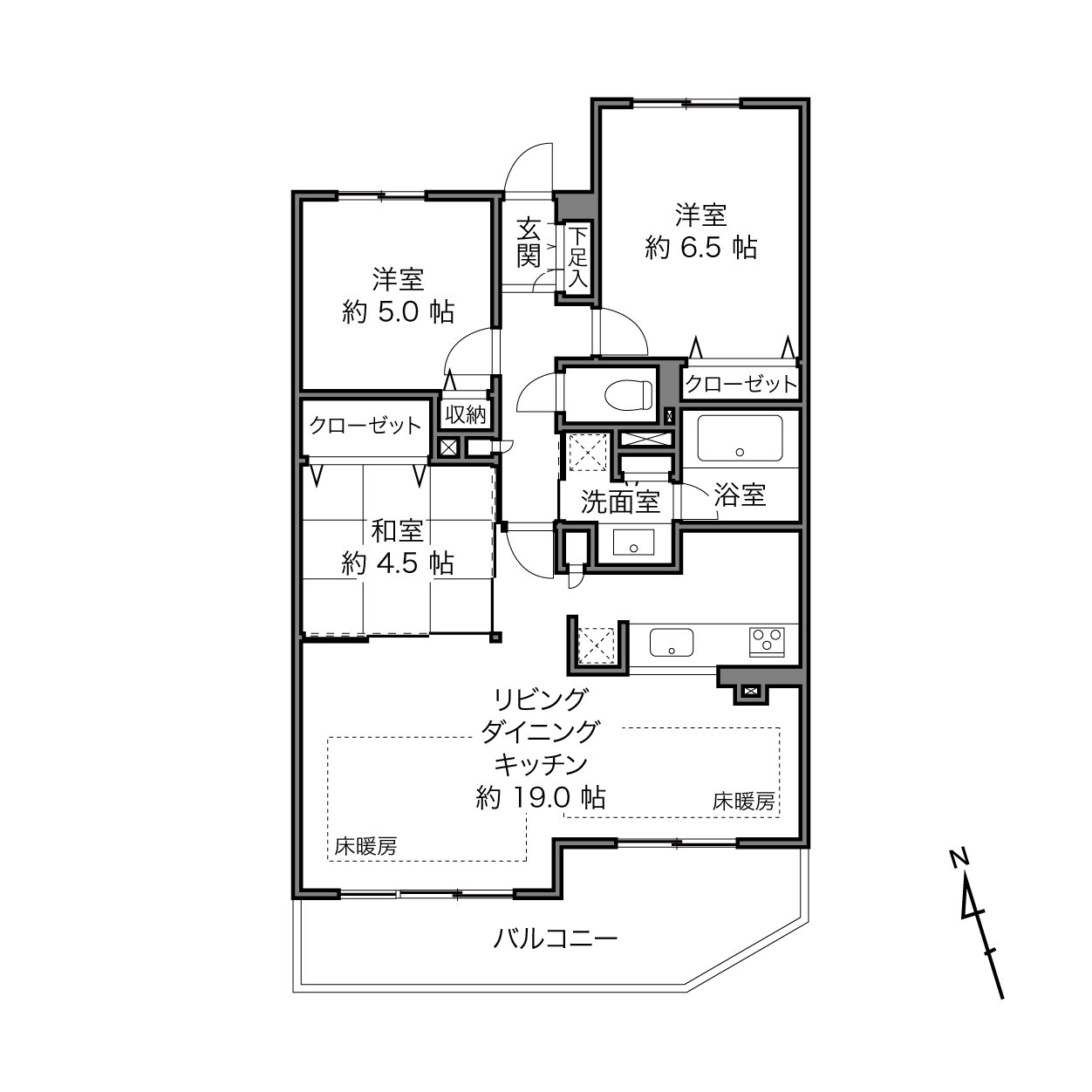 光が丘駅 / 3LDK / 76.00㎡