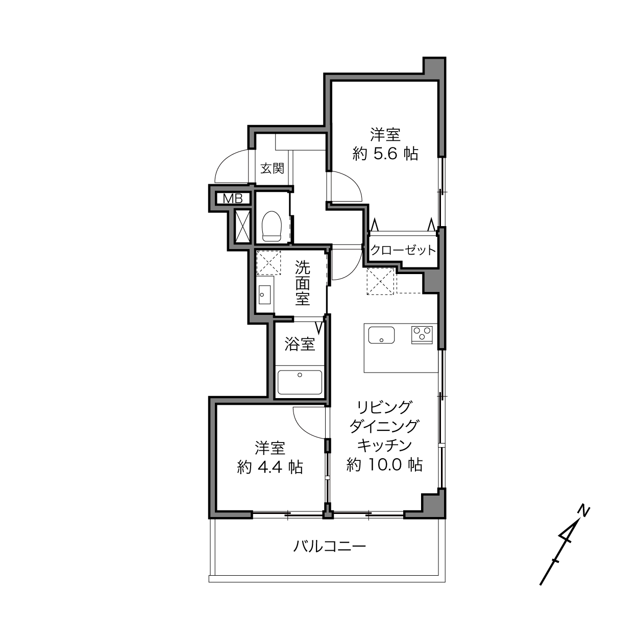 ライオンズマンション西荻第3の間取り画像
