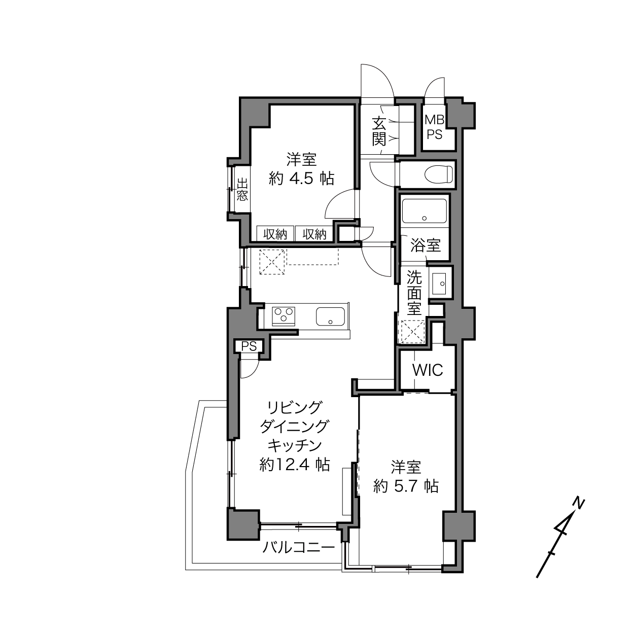 ライオンズマンション井荻第2の間取り画像