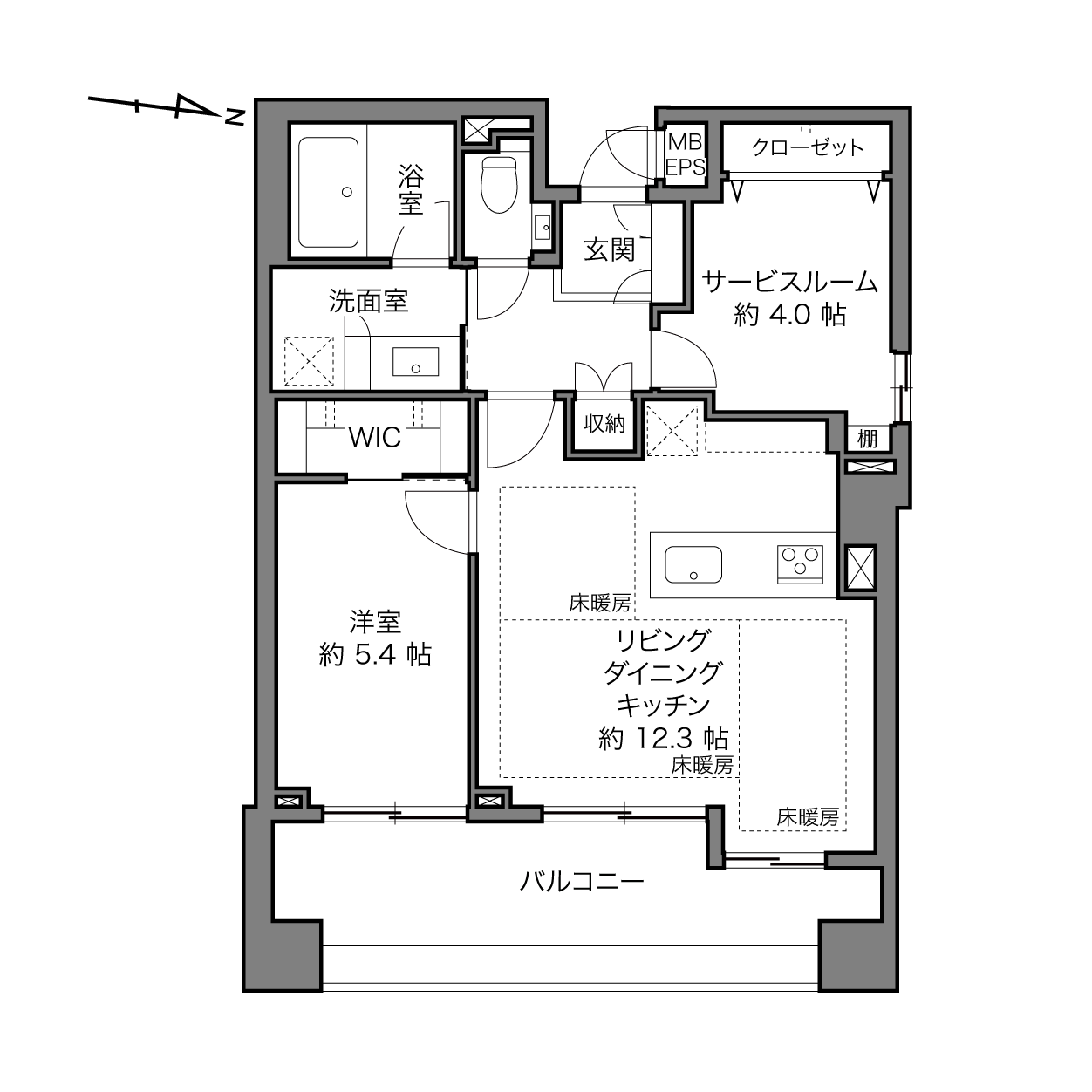 シャリエ本郷の間取り画像