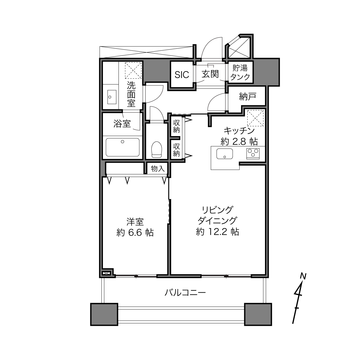 ラゾーナ川崎レジデンスの間取り画像