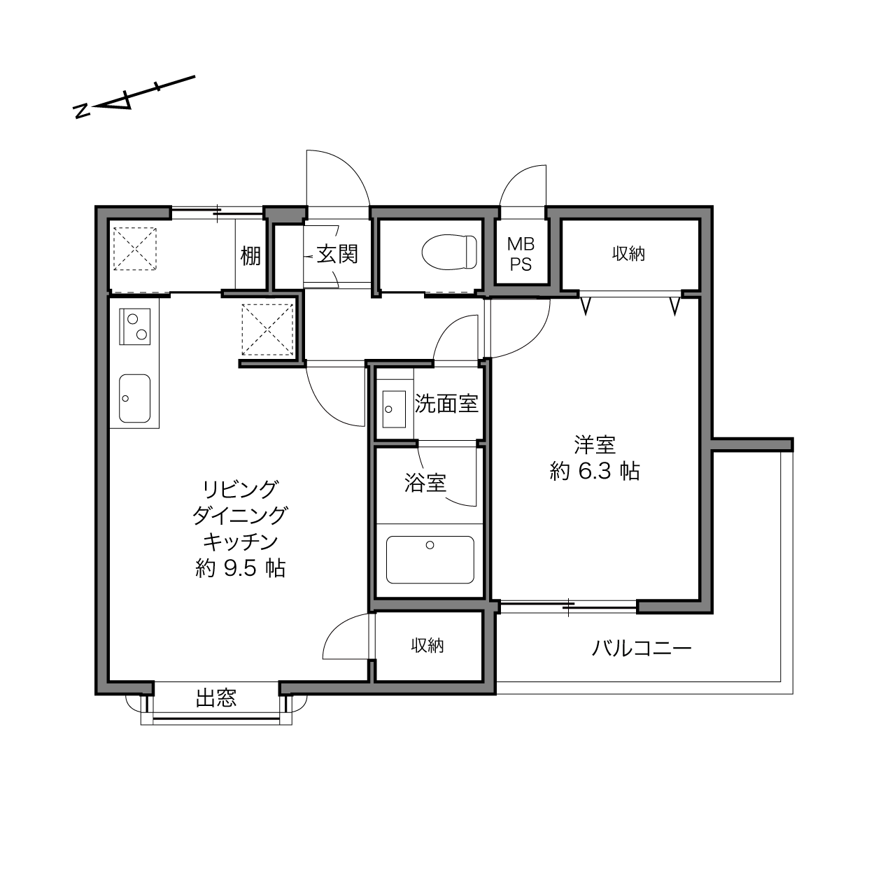メイツ大岡山の間取り画像