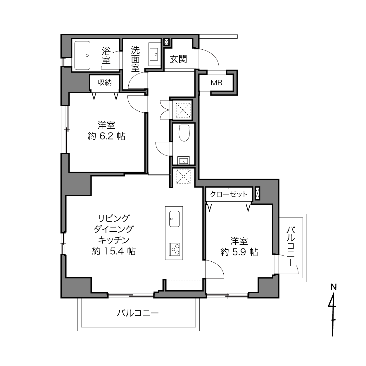 シーアイマンション立教前の間取り画像