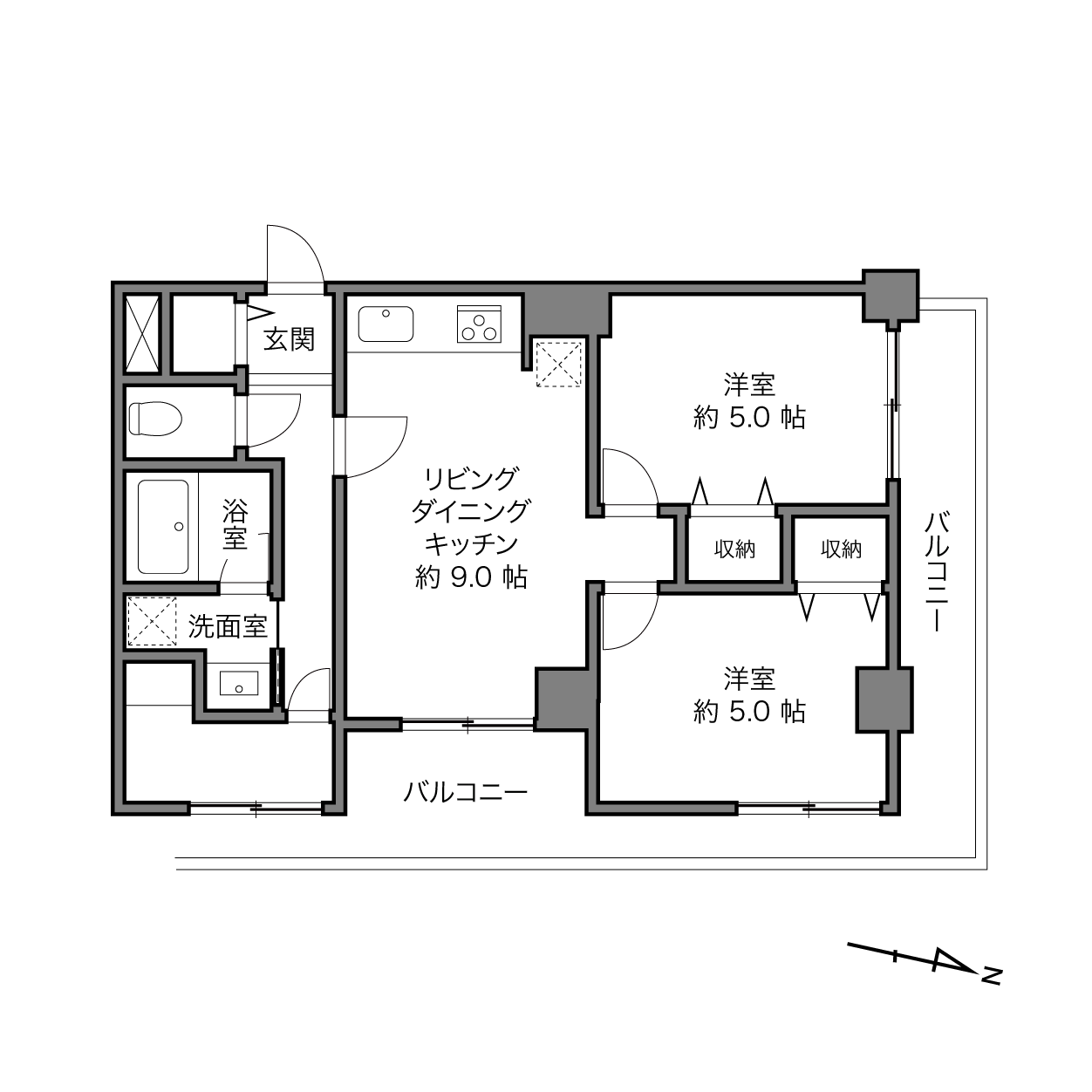 セ・ビアン・メゾン小茂根の間取り画像