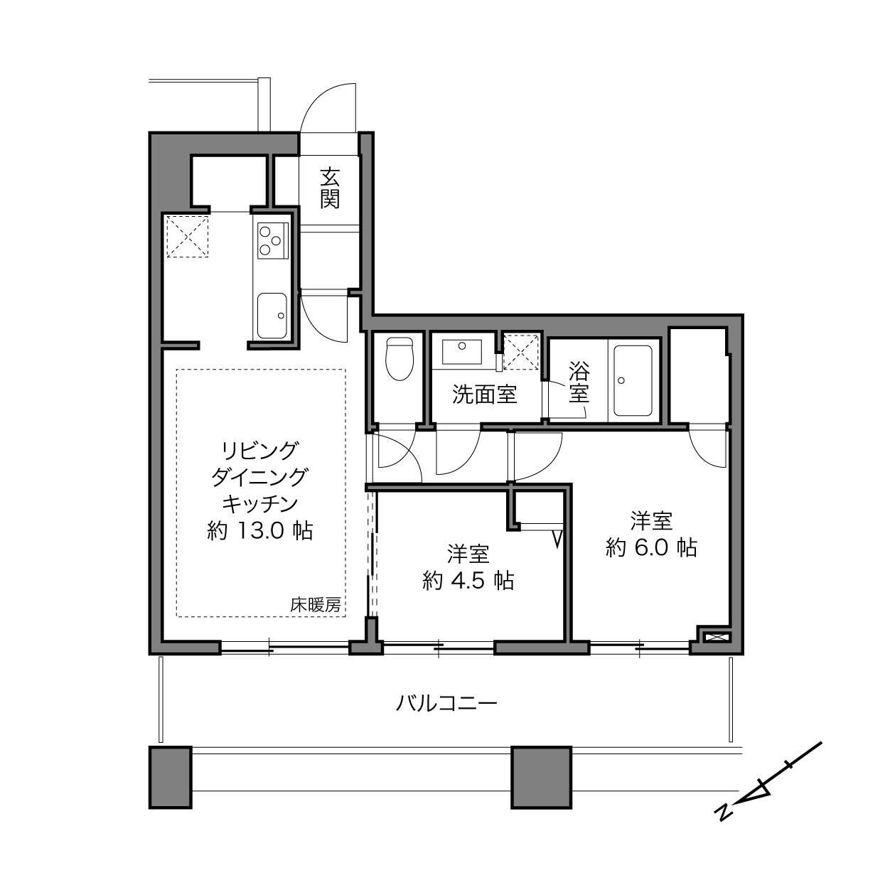 アウルタワーの間取り画像