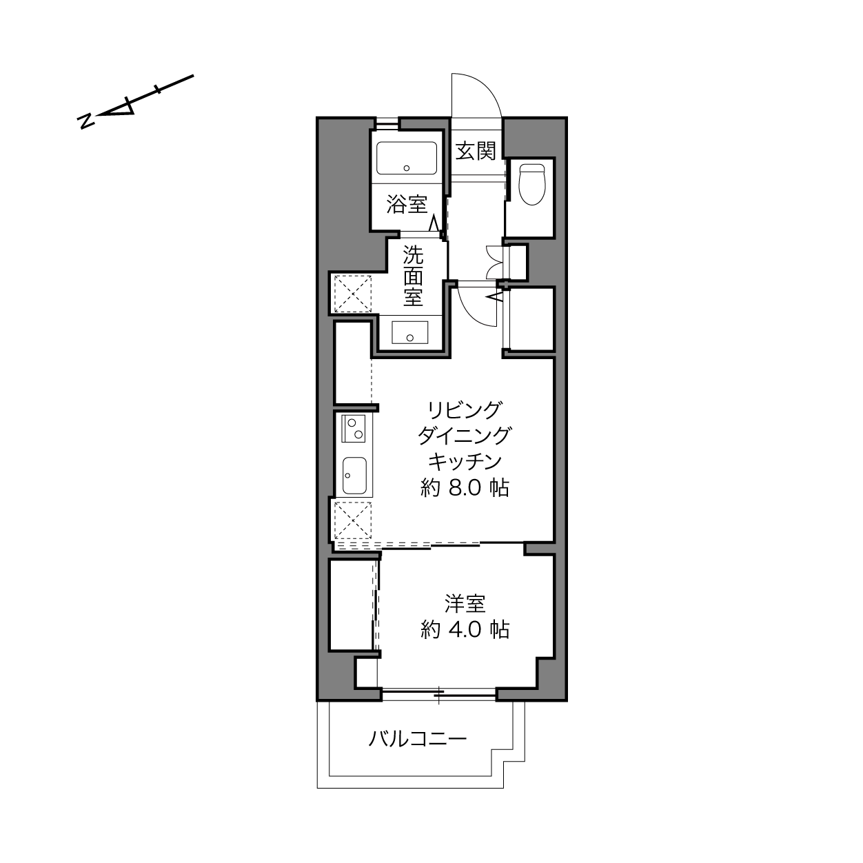 ライオンズマンション成増第5の間取り画像