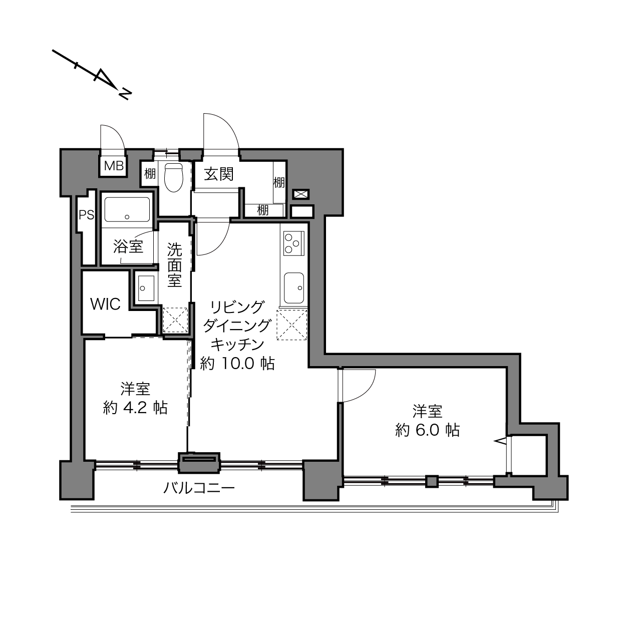 中目黒駅 / 2LDK / 51.50㎡