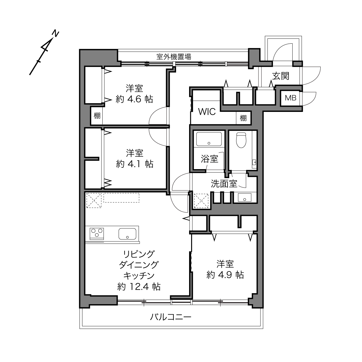 アペニンハイムの間取り画像