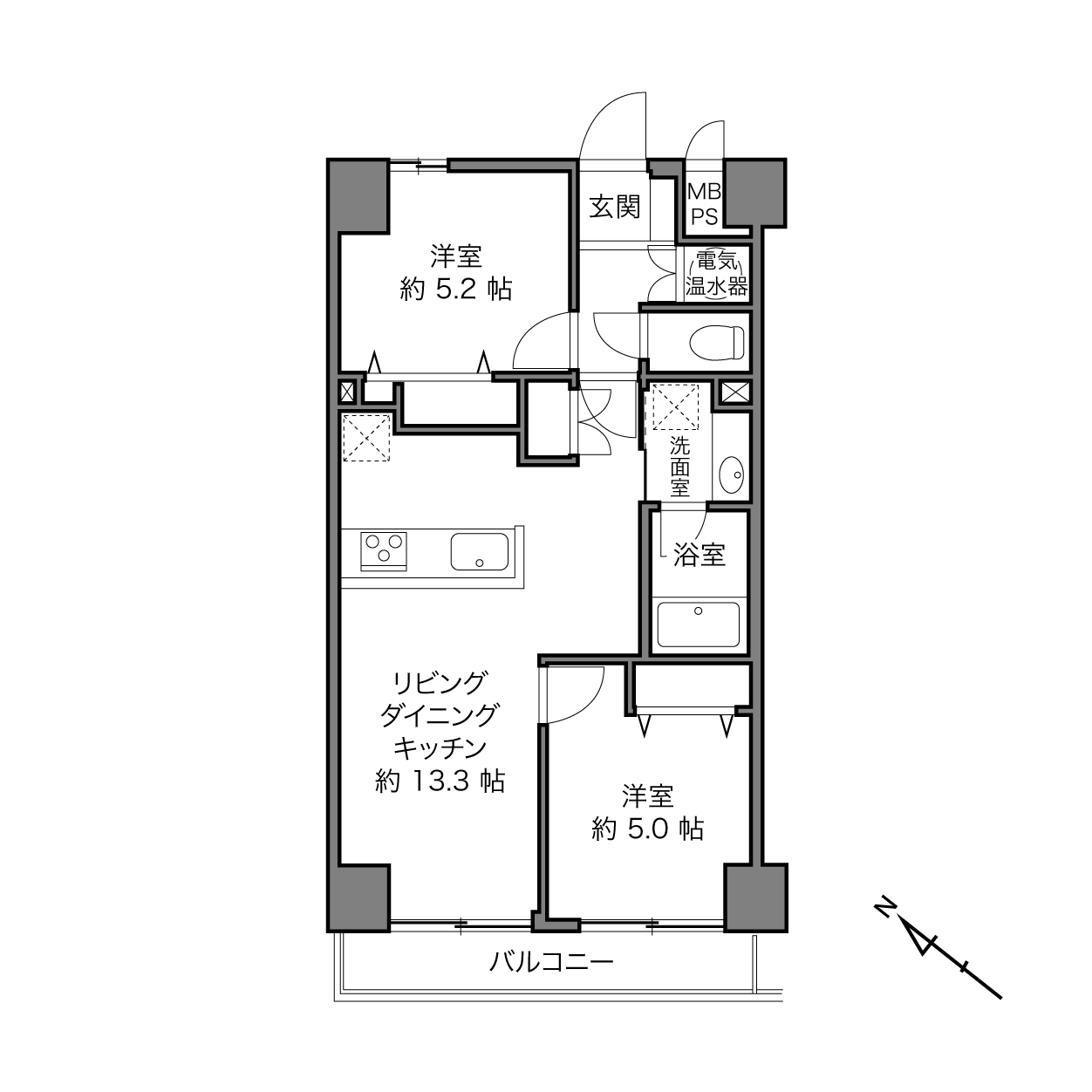 ライオンズマンション荻窪第3の間取り画像