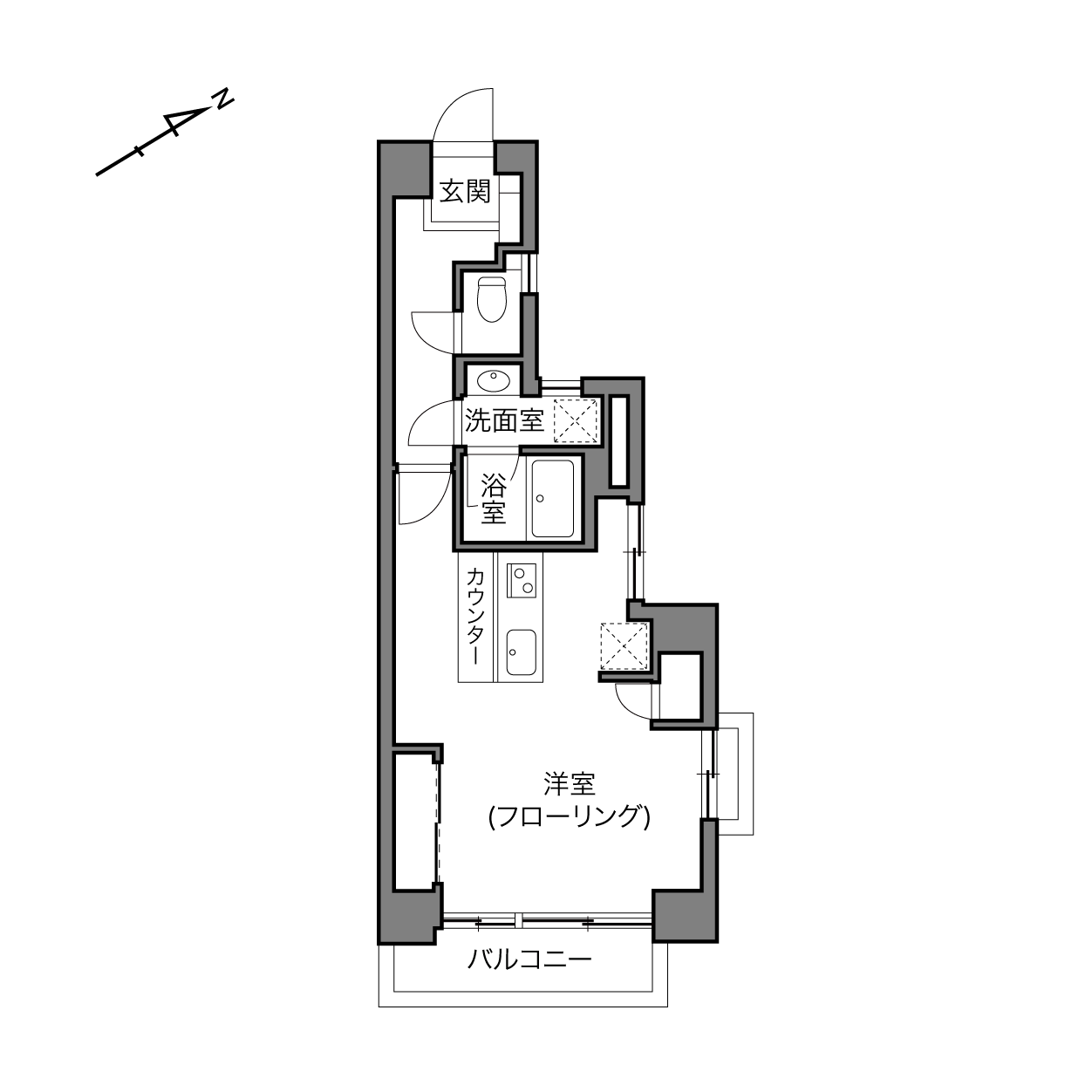 神泉駅 / 1R / 35.24㎡