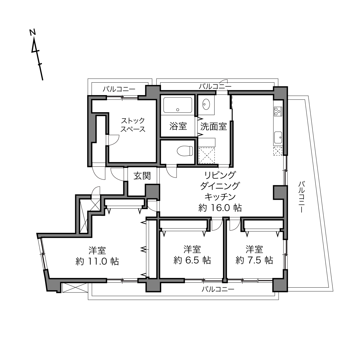 ウエストハイマンション高円寺の間取り画像