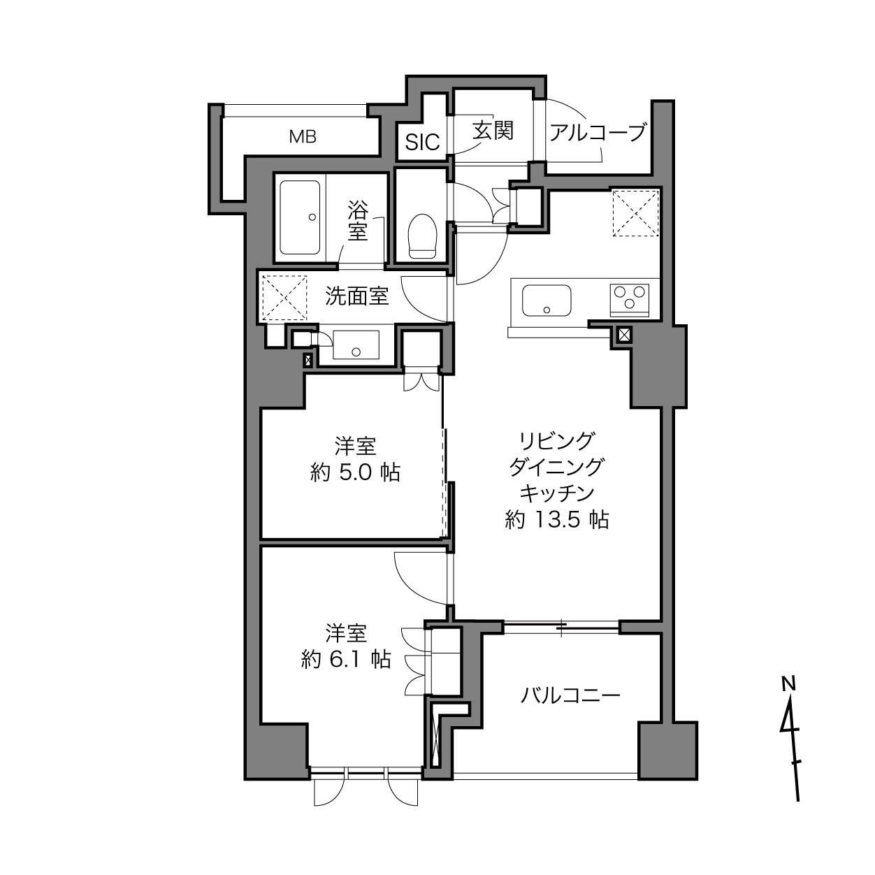 シティハウス池袋立教南の間取り画像