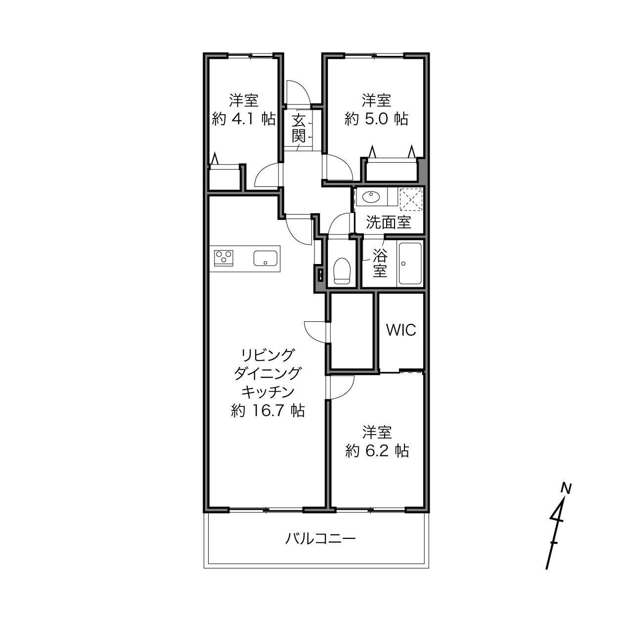 志村三丁目駅 / 3LDK / 73.05㎡