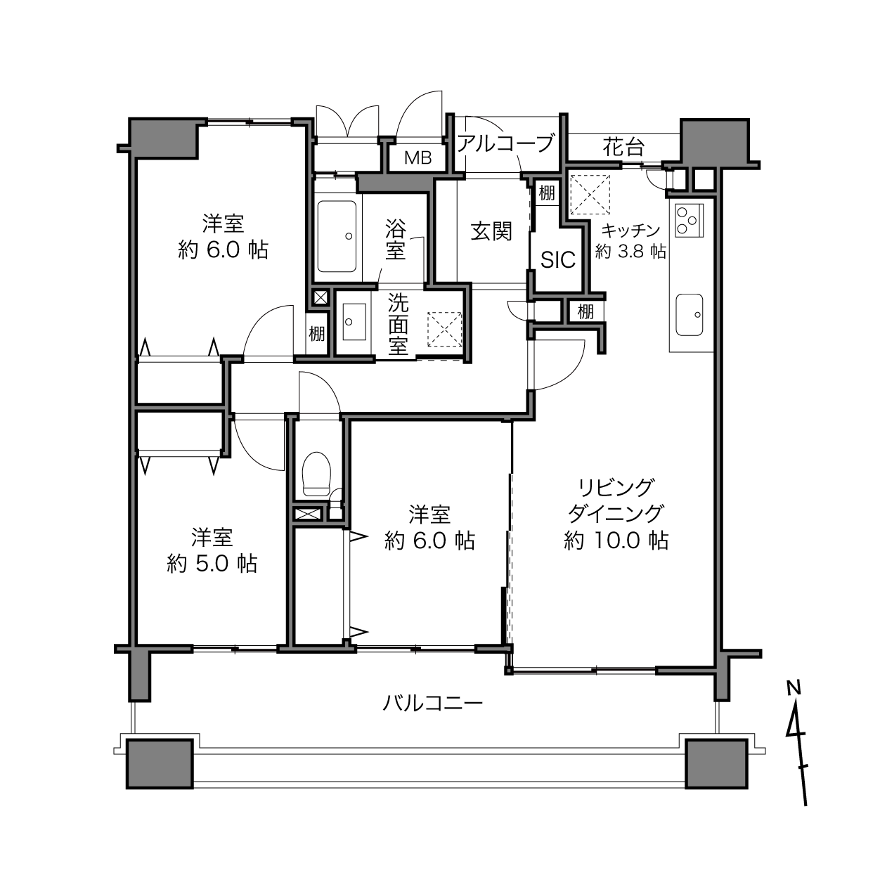 尻手駅 / 3LDK / 72.67㎡