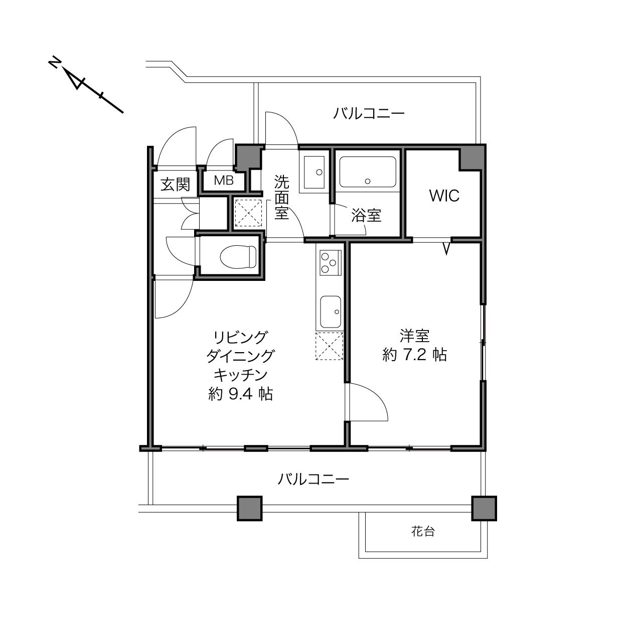 高円寺駅 / 1LDK / 40.49㎡