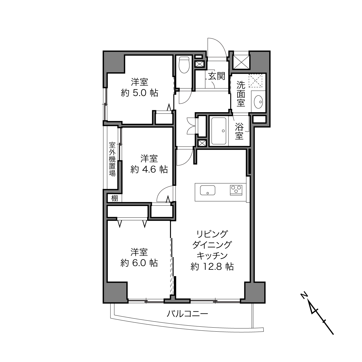 ネオマイム生麦の間取り画像