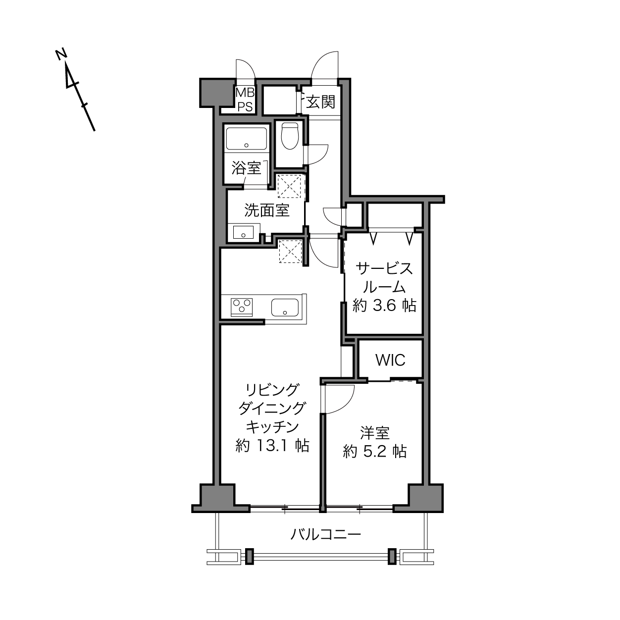 ライオンズマンション成増の間取り画像