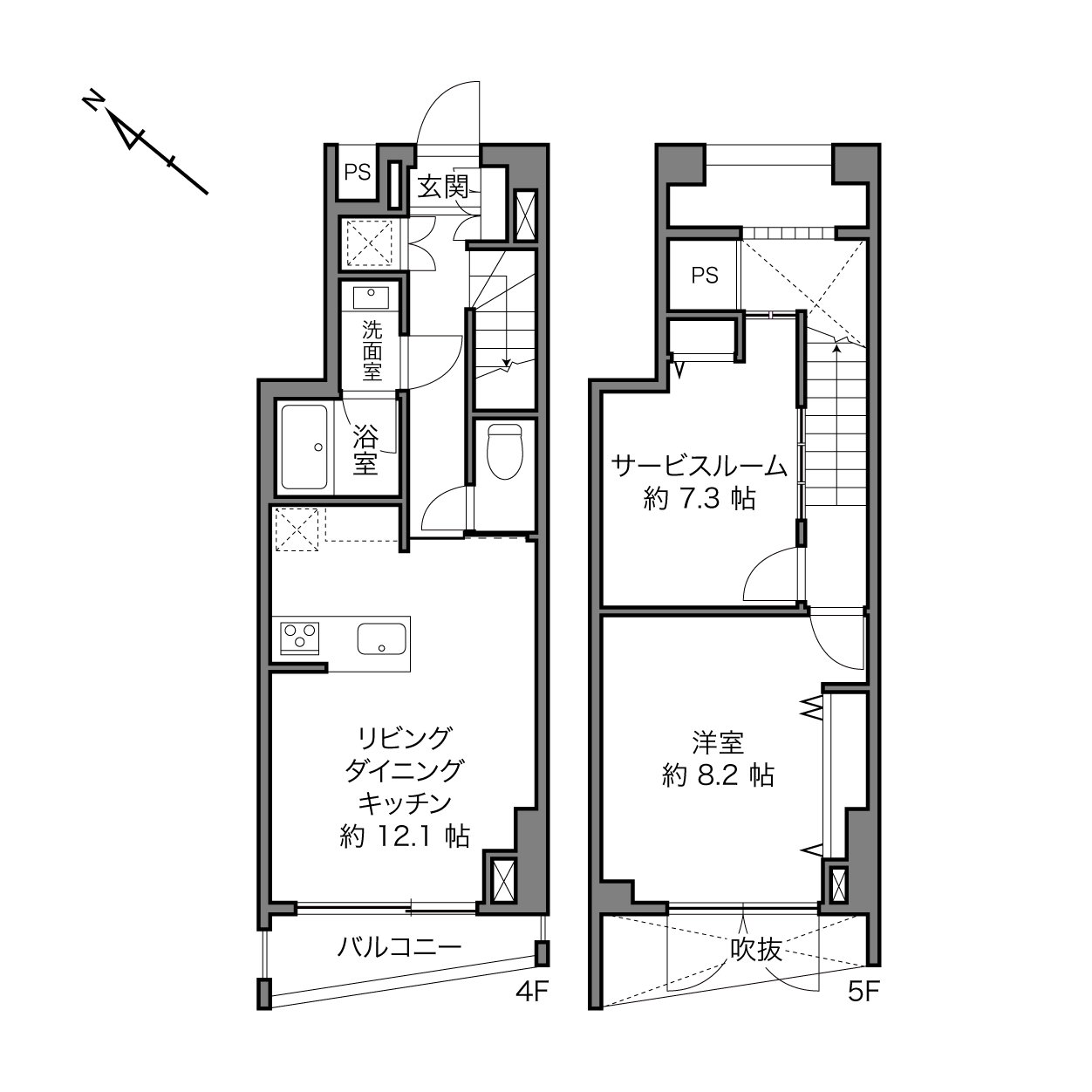 曙橋駅 / 2LDK / 66.71㎡