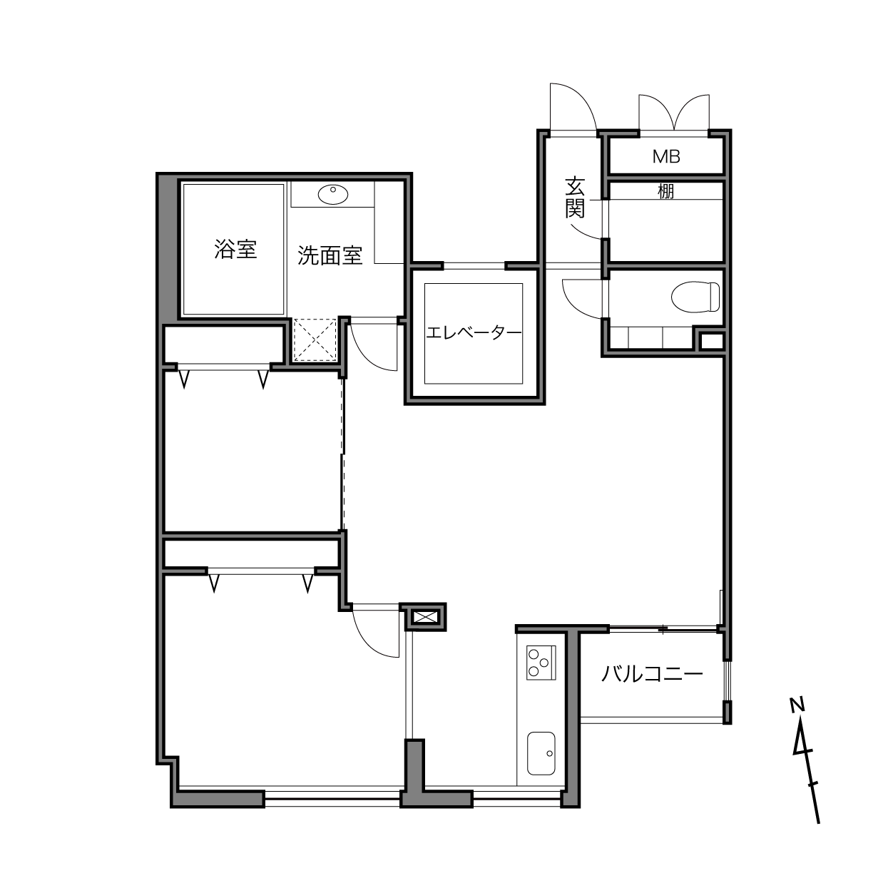 学芸大学駅 / 2LDK / 62.52㎡