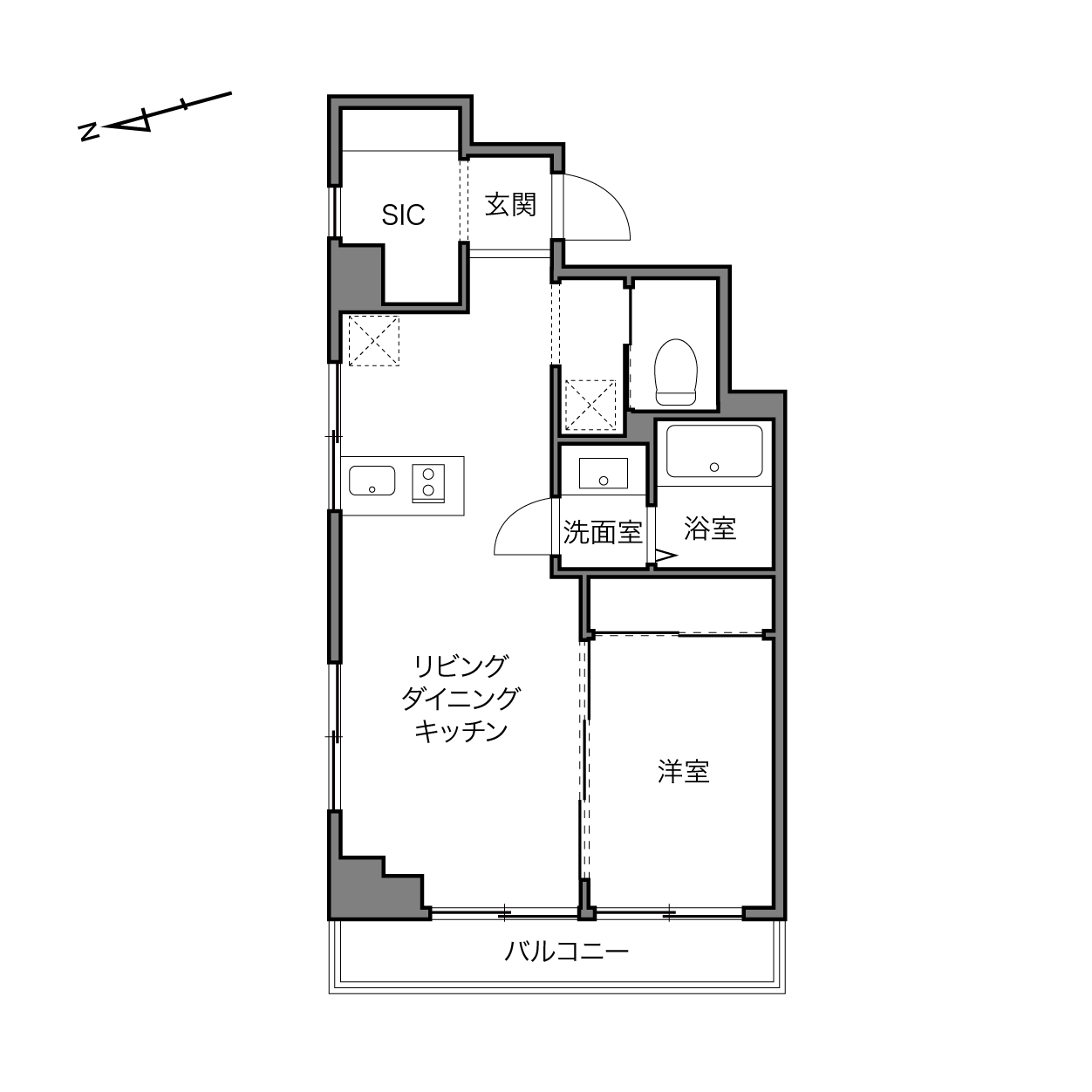 三軒茶屋駅 / 1LDK / 33.39㎡