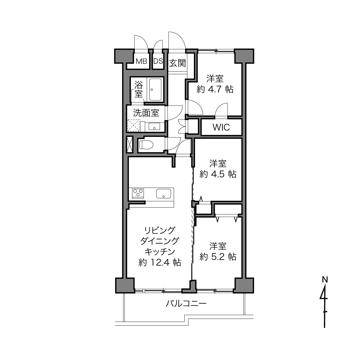 フジタ早稲田マンションの間取り画像