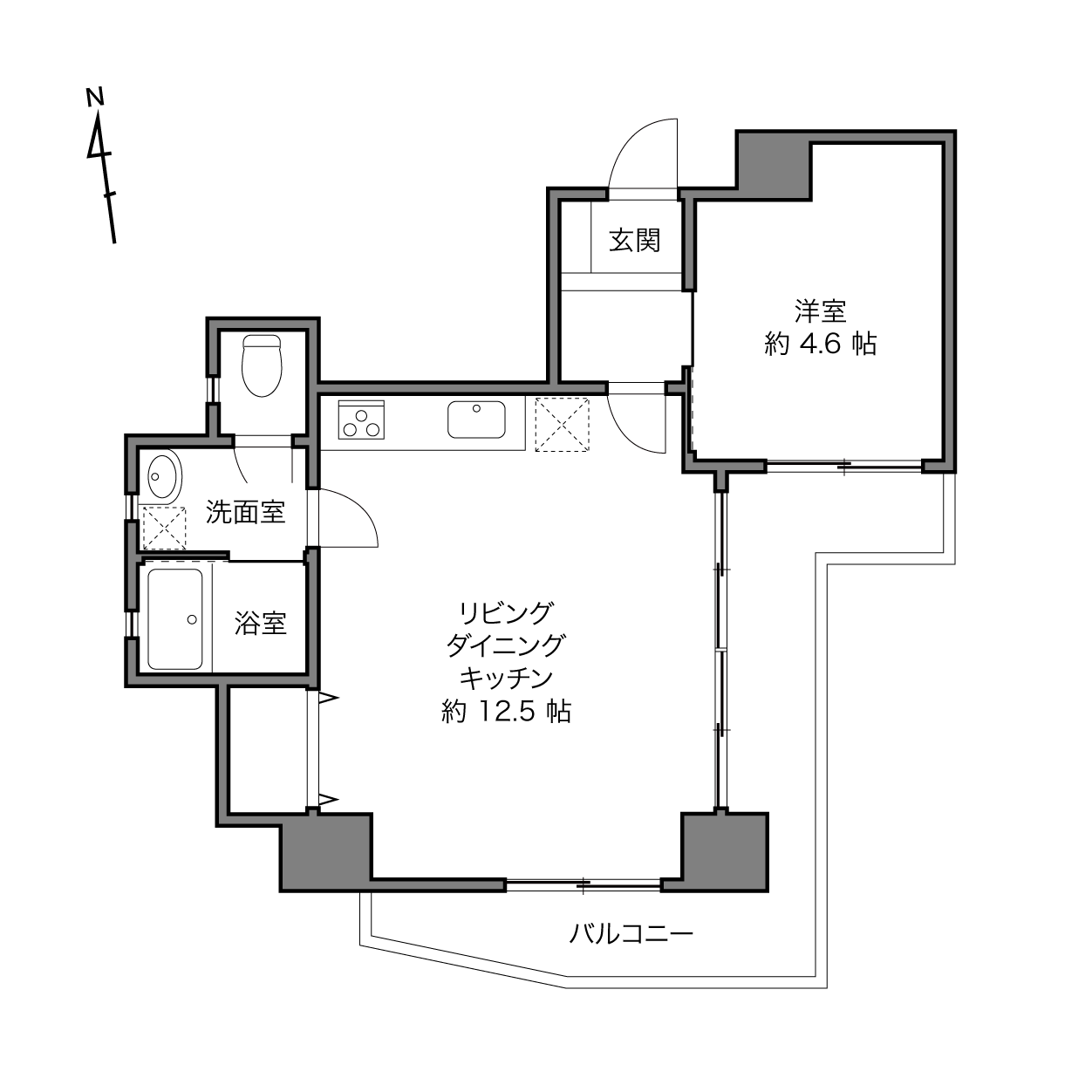 ハイネス代官山の間取り画像