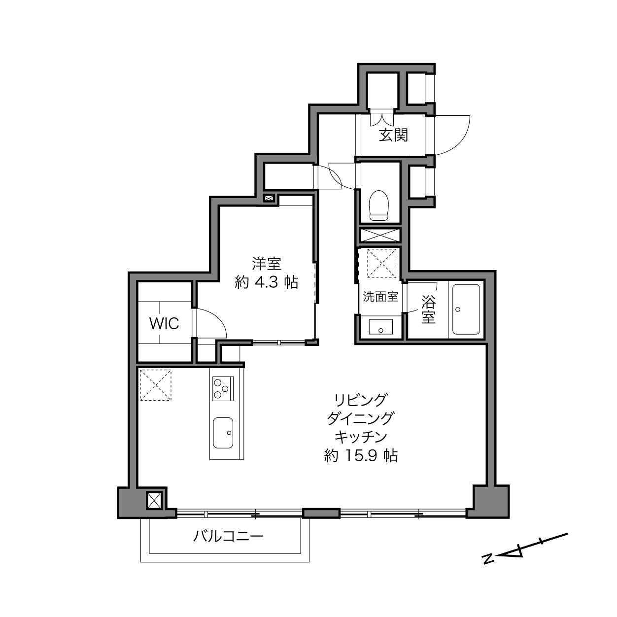 ブライト吉祥寺の間取り画像