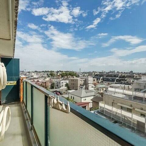上野毛サンハイツの眺望・バルコニー写真