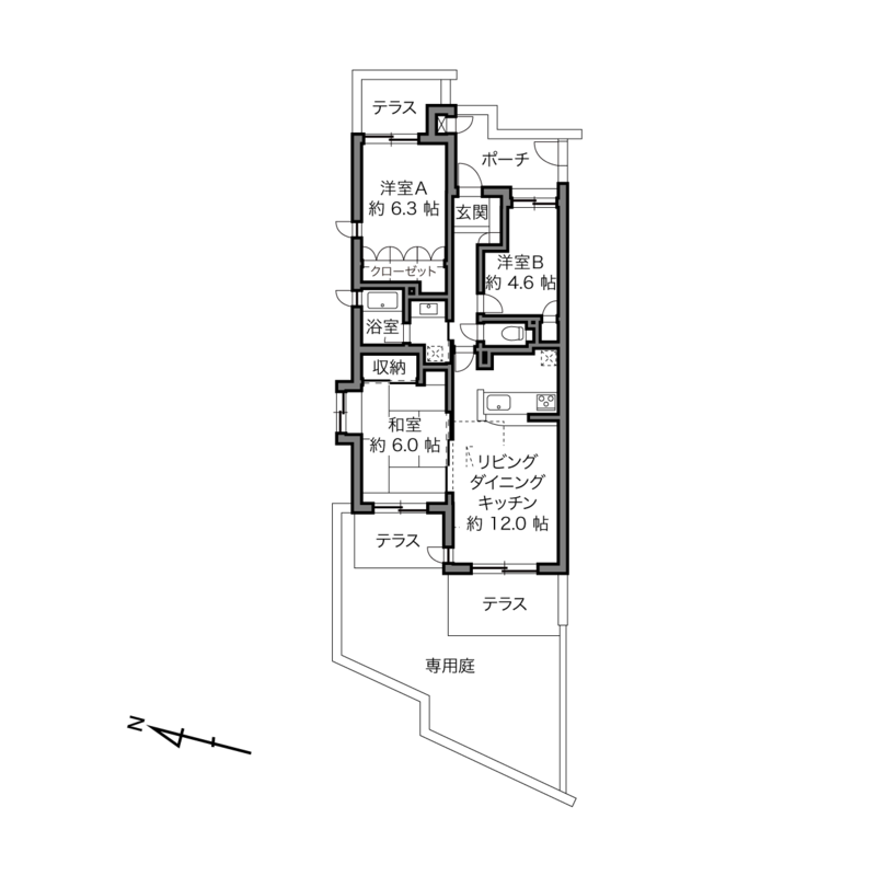 ここで全体像を把握しておきましょう。図面上ではわからないギミックも隠されているので最後までお見逃しなく！