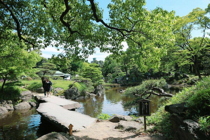 <p>見事な庭園と広い空、こちら「清澄庭園」（徒歩６分）。今日ご紹介するのは、実は編集部でも憧れている人が多い “清澄白河エリア” の物件です！<br></p>