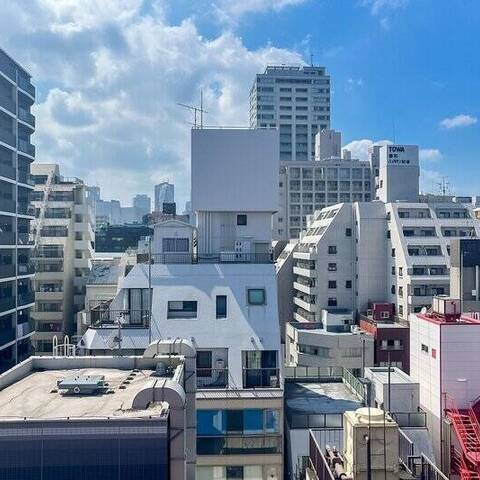 マンション新宿御苑の眺望・バルコニー写真