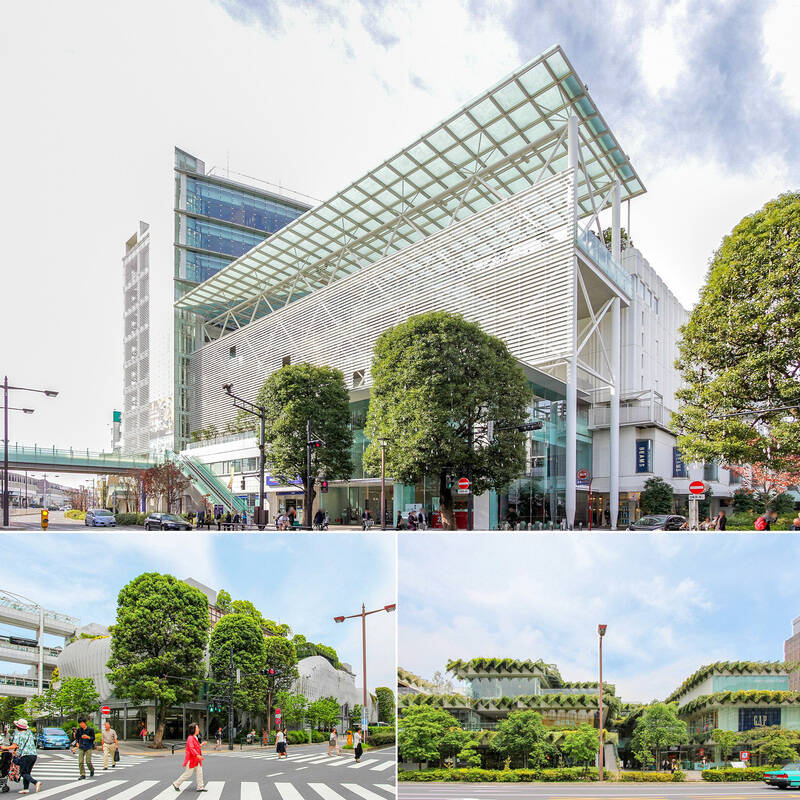 最寄りの「<b>二子玉川</b>」駅から物件までは、「<b>玉川髙島屋 南館・本館・マロニエコート</b>」が並ぶ大通りをまっすぐ進みます。ついつい立ち寄りたくなるような、魅惑のアプローチですね◎（徒歩７分）