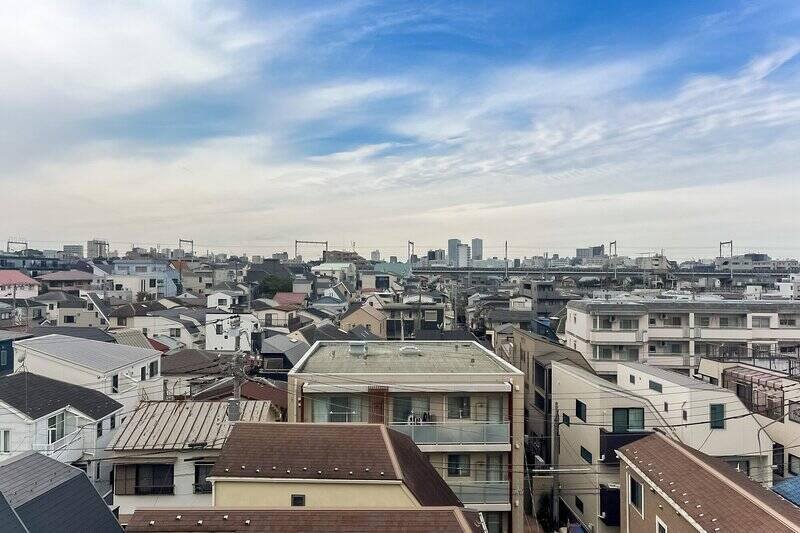 遠くまで見渡せます。空が広くて気持ちいい♪