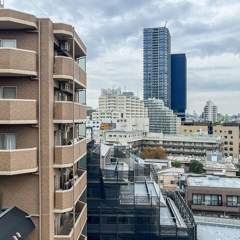 中野東豊マンションの眺望・バルコニー写真