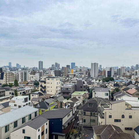 中野東豊マンションの眺望・バルコニー写真