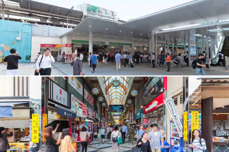 マンションは、東京メトロ丸の内線<b>「新中野」駅（徒歩６分）</b>とJR中央線・東京メトロ東西線<b>「中野」駅（徒歩７分）</b>の中間あたりに位置します。