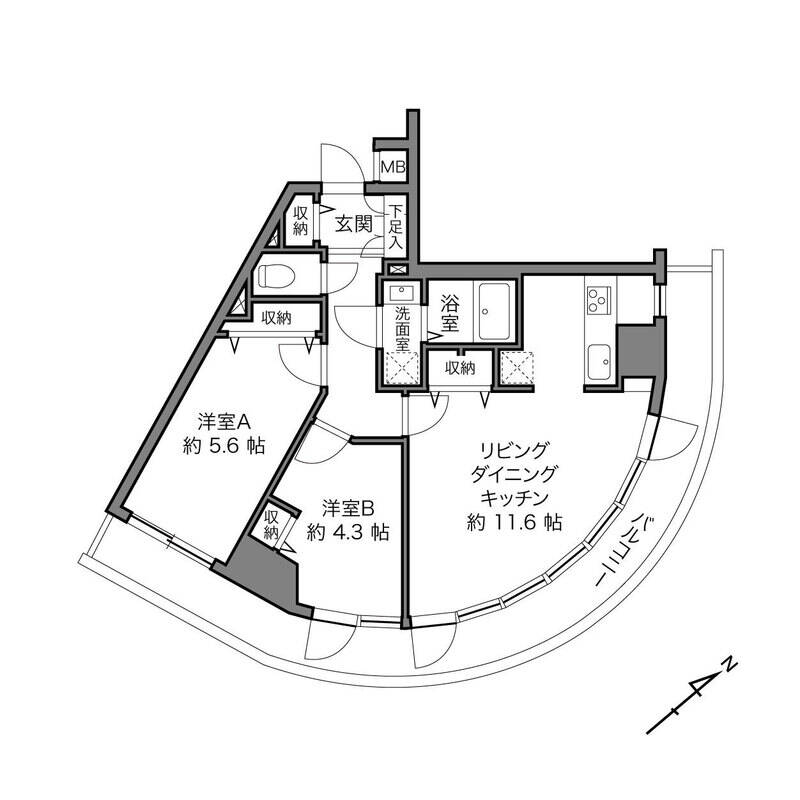 家具の配置には悩みそうですが、個性的で大胆に配置して楽しめそうです！