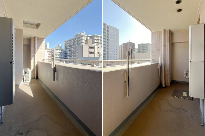東向きなので、午前中は日がよく入りそうです。
