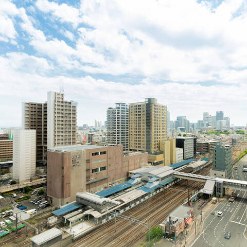 スカイハイツトーカイの眺望・バルコニー写真