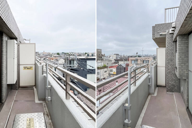 屋根がないため、急な雨の際はお洗濯物が濡れちゃいそうな点はご注意ください!